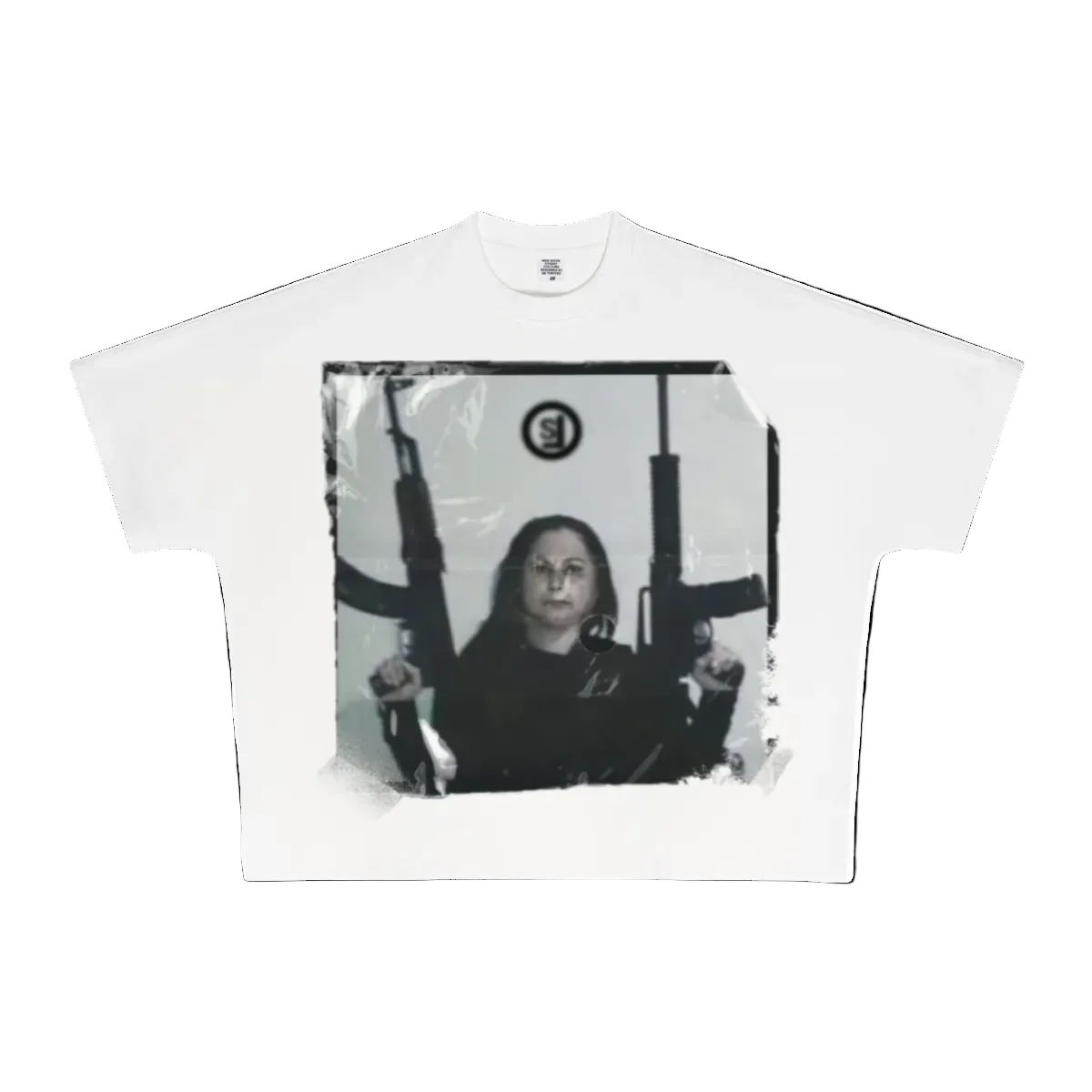 270GSM Unisex Batwing Sleeve T-shirt White