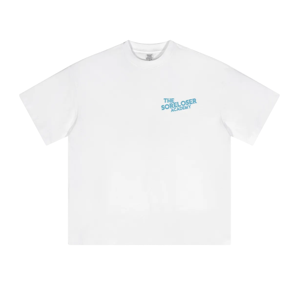 230GSM Unisex Cool-Touch Sorona Fabric Basic Crew Neck T-shirt White