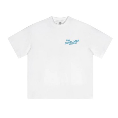 230GSM Unisex Cool-Touch Sorona Fabric Basic Crew Neck T-shirt White