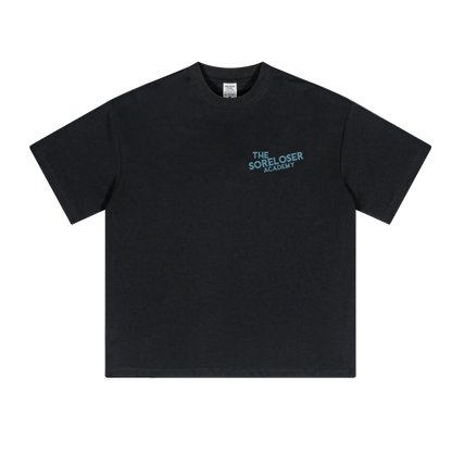 230GSM Unisex Cool-Touch Sorona Fabric Basic Crew Neck T-shirt Black